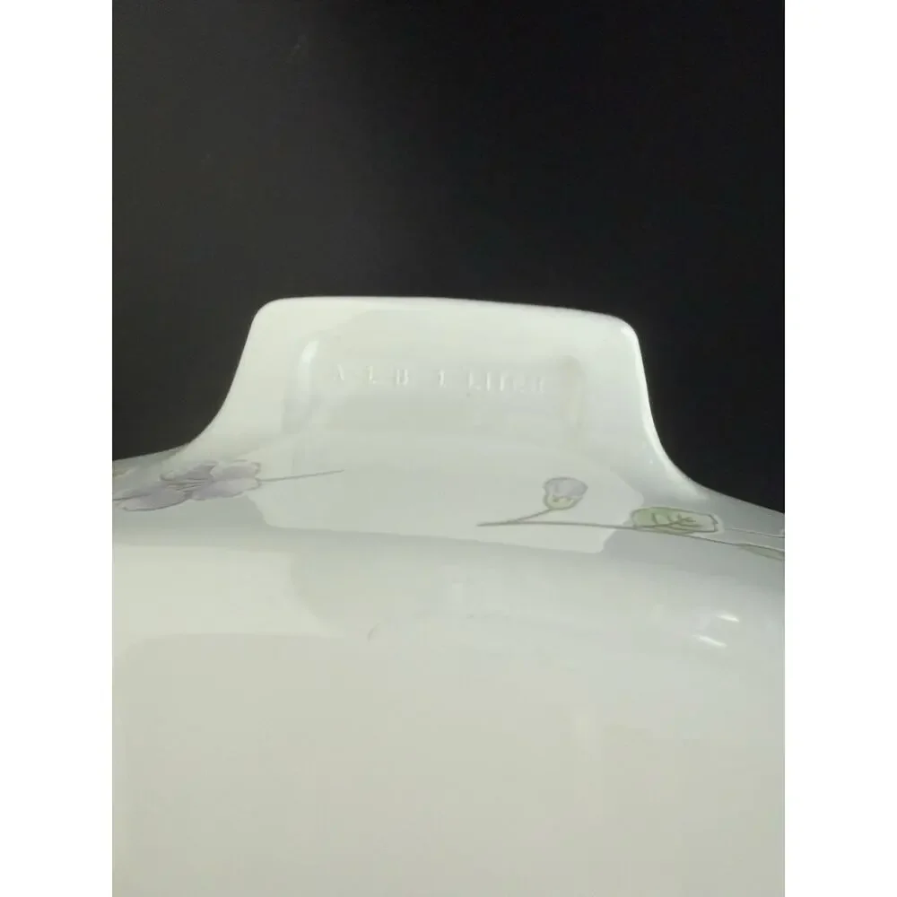 Corning Ware Pastel Bouquet 1 liter A-1-B Casserole Dish w/ Original Pyrex Lid